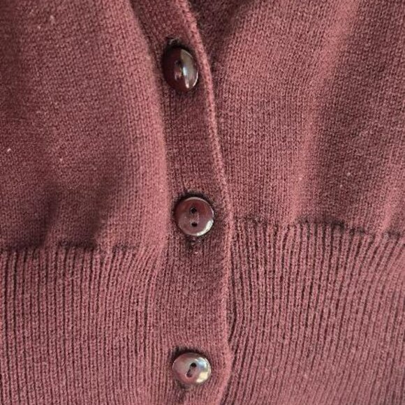 Cropped Short Sleeve Cardigan - Picture 4 of 6